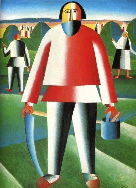 Kazimir Malevich Mower oil painting image